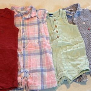 Set of 5 Baby Rompers. Old Navy/Janie + Jack, Petit Lem